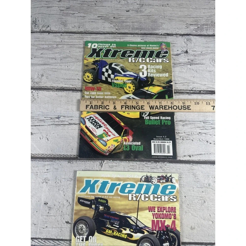 Lot of 2 Xtreme RC Cars Magazines Sept/Oct 1998 +August 1998